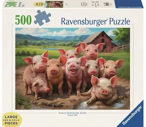 Ravensburger Schweinchen / 500 Teile / ab 12 Jahren