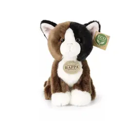 Rappa Plüschkatze dreifarbig 18 cm / UMWELTFREUNDLICH / ab 0 Jahren