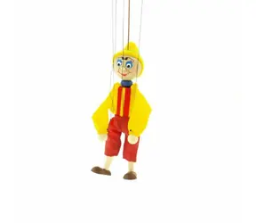 Tschechisch Holzspielzeug, Holzpuppen - Pinocchio