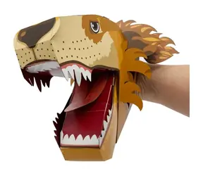 Fiesta Crafts Kreativset 3D-Puppenlöwe