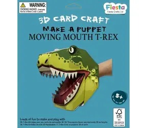 Fiesta Crafts Kreativset 3D T. rex Puppe