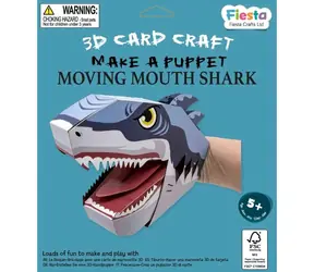 Fiesta Crafts Kreativset 3D-Haifischpuppe