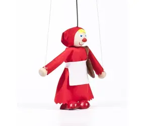 Gerlich Holzpuppe Rotkäppchen