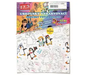 Pexi Malservietten - Pinguine
