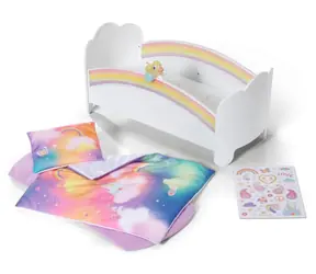 Zapf Creation BABY born Regenbogen-Kinderbett / ab 3 Jahren