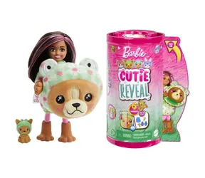 Mattel Barbie Cutie Reveal Chelsea im Kostüm - Hund in grünen Flip-Flops / ab 3 Jahren