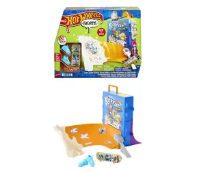 Mattel Hot Wheels Skates Frühstücksflocken-Fingerboard-Skatepark