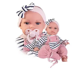 Antonio Juan 70332 TONETA - realistische Babypuppe mit Geräuschen und weichem Stoffkörper - 34 cm