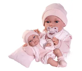 Antonio Juan 70364 TONETA - realistische Babypuppe mit spezieller Bewegungsfunktion und weichem Stoffkörper - 34 cm