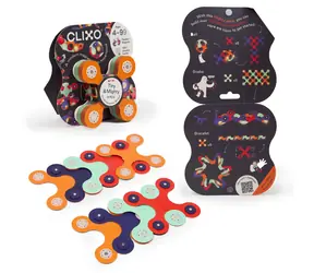 CLIXO Tiny & Mighty Space - magnetischer Bausatz, 9 Teile