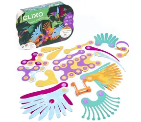 CLIXO Tropische Vögel - Magnetbausatz, 22 Teile