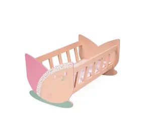 DeCuevas 55174 Puppenwiege aus Holz Tulpe 2025