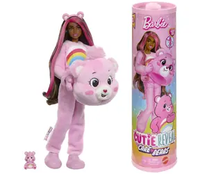 Mattel Barbie Cutie Reveal Barbie und die Care Bears - Rosa / ab 3 Jahren