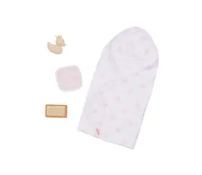 LullaBaby Puppenhandtuch mit Zubehör / ab 2 Jahren