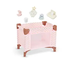 LullaBaby Puppenbett mit Zubehör / ab 2 Jahren