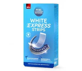 Perl Weiss Whitening Strips Express, 4 Stück. 