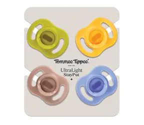 Tommee Tippee Silikon-Schnuller, ultraleicht, 6-18 Monate, 4 Stück, Junge 