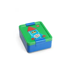 LEGO® Raketen-Snackbox - blau/grün