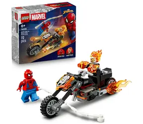 LEGO® MARVEL 76335 Spider-Man vs. Ghost Rider auf einem Motorrad / Anzahl der Teile: 72 / ab 6 Jahren