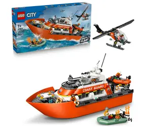 LEGO® City 60504 Rettungsboot und Hubschrauber der Küstenwache / Anzahl der Teile: 742 / ab 7 Jahren