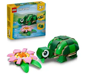LEGO® Creator 3-in-1 Set 31377 Schildkröte mit Seerose / Anzahl der Teile: 124 / ab 7 Jahren