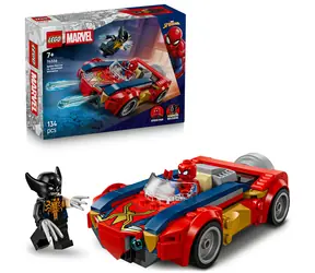 LEGO® MARVEL 76336 Spider-Man und das Auto gegen den Venomisierten Wolverine / Anzahl der Teile: 134 / ab 7 Jahren