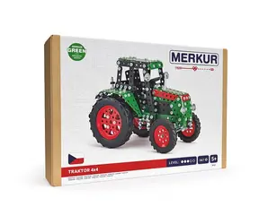 Merkur - 4x4 Traktor grün / 567 Teile / ab 5 Jahren