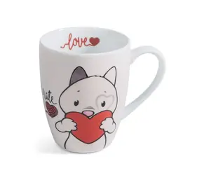 Nici -Becher Kitty „Celebrate Love“ 310 ml / Porzellan / in Geschenkbox