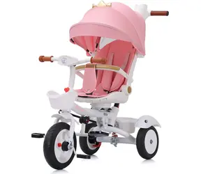 CHIPOLINO Dreirad mit Verdeck Futuro 2in1 Princess / ab 1,5 Jahren