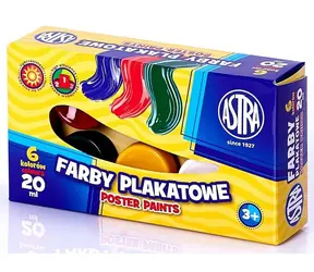 ASTRA Temperafarben 6 x 20 ml / ab 3 Jahren