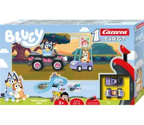 Carrera 63054 FIRST Bluey 2.4 / Autorennbahn / Streckenlänge 2,4 m / ab 3 Jahren