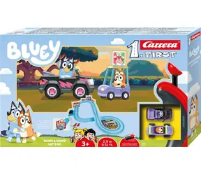 Carrera 63055 FIRST Bluey 2.9 / Autorennbahn / Streckenlänge 2,9 m / ab 3 Jahren