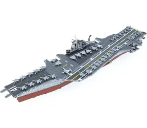 Metal Earth 3D-Puzzle Premium Serie: Flugzeugträger USS Midway / Anzahl der Teile: 113 / ab 14 Jahren