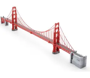 Metal Earth 3D-Puzzle Premium Serie: Golden Gate Bridge / Anzahl der Teile: 105 / ab 14 Jahren
