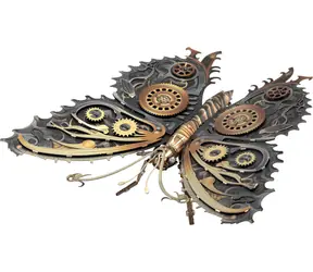 Metal Earth 3D-Puzzle Steampunk-Schmetterling / Anzahl der Teile: 52 / ab 14 Jahren