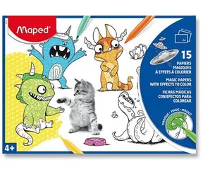Maped Zauber-Malbücher blau / ab 4 Jahren