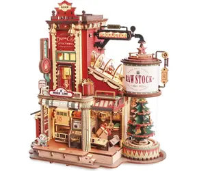 Robotime 3D Holzpuzzle-Spielbox - Magische Geschenkfabrik