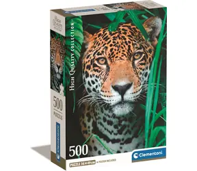Clementoni Puzzle Jaguar im Dschungel / 500 Teile / ab 10 Jahren