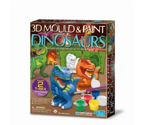 4M Basteln und Malen - 3D-Dinosaurier / ab 5 Jahren