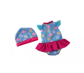 PLEJO Puppenkleidung blau 40-43 cm / ab 3 Jahren