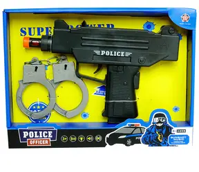 PLEJO Polizeipistole mit Handschellen / ab 3 Jahren