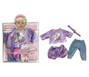 PLEJO Puppenkleid lila 40-43 cm / ab 3 Jahren