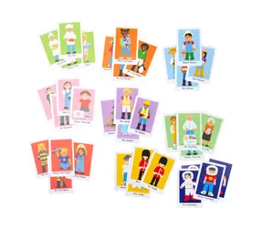 Bigjigs Toys Snap! Happy Family Quartett / Spieleranzahl: 2-8 / ab 3 Jahren