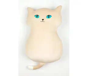 Sleepwell Katze mit großen Augen, beige, 53 cm / ab 0 Monaten