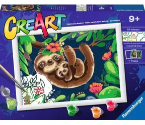 Ravensburger 236329 CreArt Niedliche Faultiere / ab 9 Jahren / Version: SV/DA/NO/FI/CS/SK