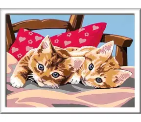 Ravensburger 289387 CreArt Zwei kuschelige Kätzchen / Alter ab: 9 Jahren / Version: SV/DA/NO/FI/CS/SK