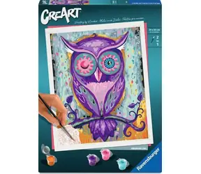 Ravensburger 289905 CreArt Schlafende Eule / Alter ab: 12 Jahren / Version: SV/DA/NO/FI/CS/SK