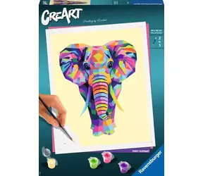 Ravensburger 289950 CreArt Lustiger Elefant / ab 12 Jahren / Version: SV/DA/NO/FI/CS/SK