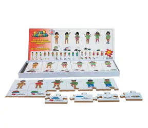 Just Jigsaws 041 Verkleidungspuzzle - Holzpuzzle-Set 4 x 12 Teile