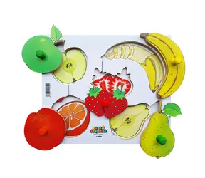 Just Jigsaws 150 Schäl- und Schneidemotive 1 - Holzpuzzle / 6 Teile / ab 3 Jahren